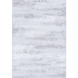 Couristan Serenity Virga Light Grey-Opal Gray, White