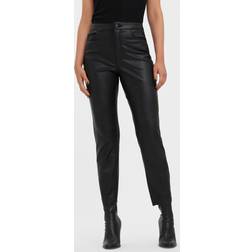 Vero Moda Pantalon Straight Fit Taille Noir