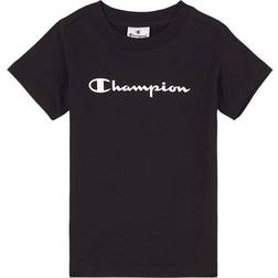 Champion Crewneck T-shirt Kk001 Unisex Contrast Script Logo