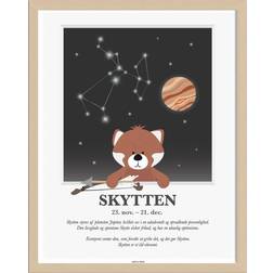 Kids by Friis Plakat - Stjernetegn - Skytten Plakat 30x42cm