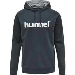 Hummel Go Cotton Logo Hoodie - India Ink