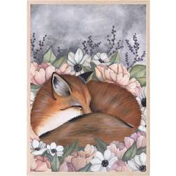 That's Mine Plakat 21x30 Flower Field Fox Plakat