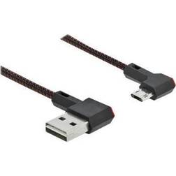 DeLock Easy USB-A 2.0 Højre/venstre