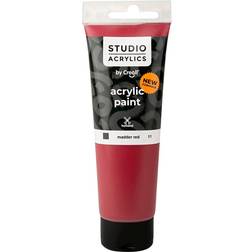 Creativ Company Creall Studio akrylfärg, täckande, madder red (11) 120 ml/ 1 flaska