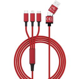 SMRTFT USB-opladerkabel USB 2.0 USB-A-hansti..