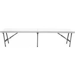 Enjoy Enjoy-it foldbar bænk 183×30×44 cm hvid/grå