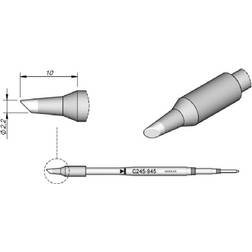 C245945 Punta Di Saldatura Forma Tonda 2.2 mm 1 pz