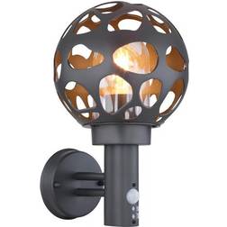 Globo Hilario facade Antracit Wandlampe