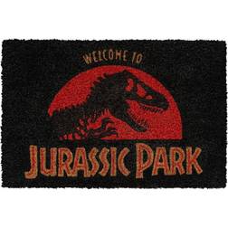 Grupo Erik Jurassic World Jurassic Park Doormat Black