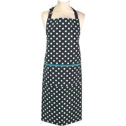 Dexam Polka Charcoal Apron Grey, Pink, Black, White