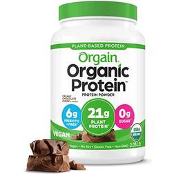 Orgain Organic Vegan Protein Powder Travel Pack Creamy Chocolate 2.03 Lb