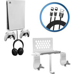 Hosanwell PS5 Wall Mount Kit - White