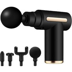 INF Massagepistol med 4 massagehuvuden