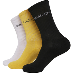 Urban Classics Wording Socks 3-Pack