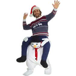 Vegaoo Snowman Backpack Costume for Adults