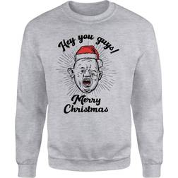 Original Hero The Goonies HO! HO! HO! You Guys! Christmas Jumper - Grey
