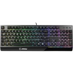 MSI Vigor GK30 USB Qwerty Español Negro