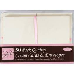 Anita's Cards W/Envelopes A6 50/Pkg-Cream