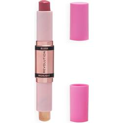 Makeup Revolution Revolution Blush & Highlight Stick Mauve Glow