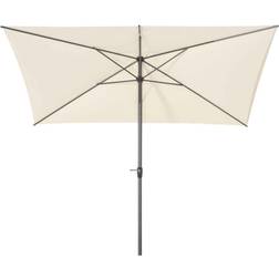 OutSunny 2.58m Aluminium Garden Parasol Umbrella Angled