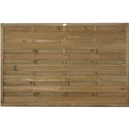 Forest Garden Pressure Treated Horizontal Hit & Miss Fence Panel