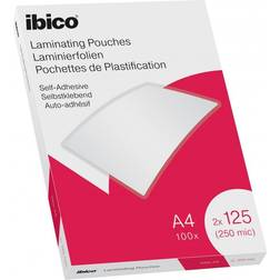 Ibico Lamineringslomme A4 125m. selvklæbende