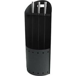 Dkd Home Decor Kaminutensilien Schwarz Edelstahl 23 x 16 x 61 cm