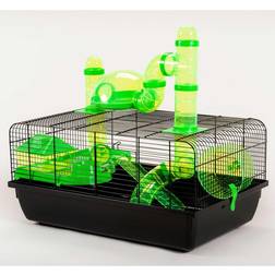 Little Friends Small Animal Cage Green Plastic with Tubes Brand New Single Tier The Landmark