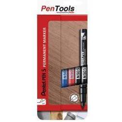 Pentel Permanentmarker N50S 4er Etui 1mm 4x