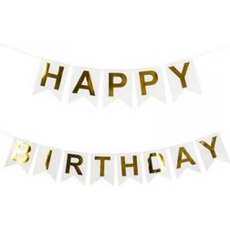 Hisab Joker Happy Birthday Flaggirlang Vit