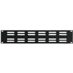 Monacor RCP-8722U 19 Rack Afdekplaat 2 HE