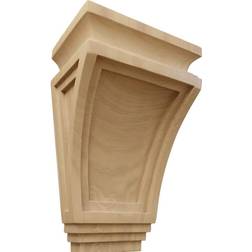 Ekena Millwork Corbeaux En Bois COR06X04X09ARCH 6L x 4P x 9H Cerisier