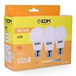 Edm "LED-lampa E27 10 W F 810 Lm (3200 K)