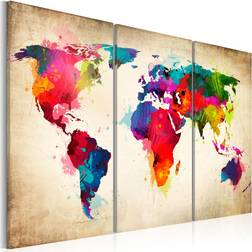 Artgeist Rainbow Continents Billede