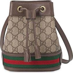 Gucci Ophidia GG Mini Bucket Bag - Beige/Ebony