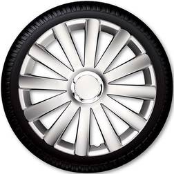 Avant 13" Spyder Pro silver hjulkapselsæt