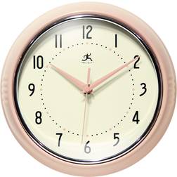 Infinity Instruments 9.5" Retro Metal Wall Clock