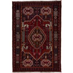 Arkiio Handknuten Persisk Shiraz 109x160 Svart, Röd
