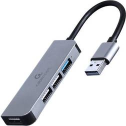 Gembird Hub USB De 4 Puertos 1 X USB 3.1 + 3 X USB 2.0