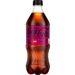 Coca-Cola Zero Cherry Diet Soda Soft Drink, 20