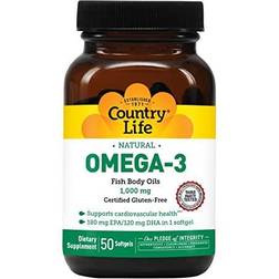 Country Life Natural Omega-3 1000 mg