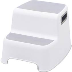 Ubbi 2-Step Stool Grey Grey 10in