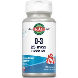 Kal Vitamin D-3 1000 IU Chewable Peppermint