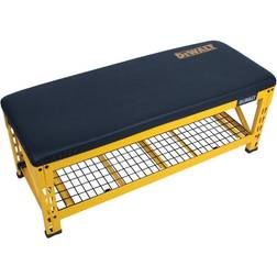 Dewalt Garage Bench with Wire Grid Storage Shelf