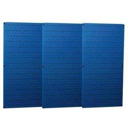 Wall Control Industrial Metal Pegboard Pack, 4 ft. Blue, 35-P-3248BU