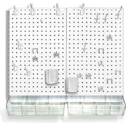 AzarÂ Pegboard Organizer Kit, White White