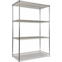 Alera Industrial Heavy-Duty Wire Shelving Starter Kit 4-Shelf 48W x