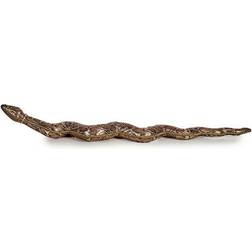 Decoration Snake 12 Brown Synthetic Figurine