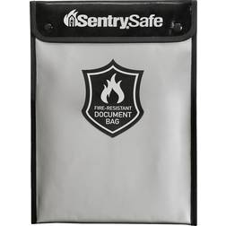 Sentrysafe Fire and Water Resistant Bag with Zipper Documents, 1.5"