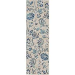 Nourison TRA02 Tranquil White, Blue, Multicolor